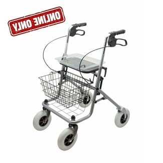 Rollator Basic - met mandje en zitje - opvouwbaar - Online only deal