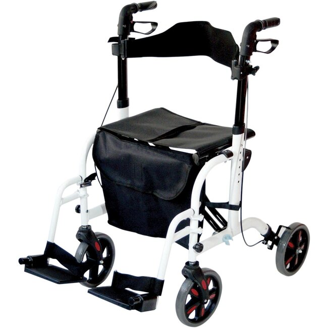 Aidapt Twee-in-één  Lichtgewicht Rollator en Rolstoel