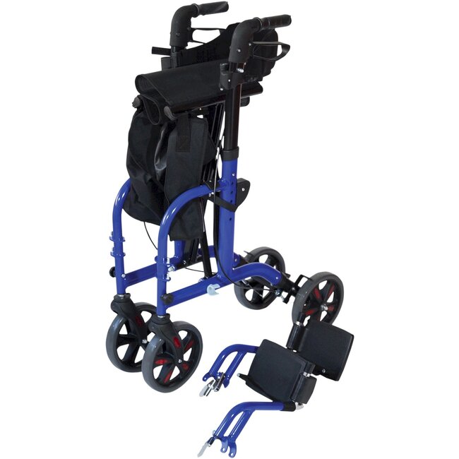 Aidapt Twee-in-één  Lichtgewicht Rollator en Rolstoel