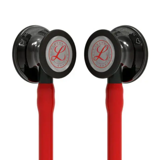 Littmann®  Cardiology IV™ Limited Edition Dual Stethoscoop - Hoogglans Smoke borststuk - Rood - 6182