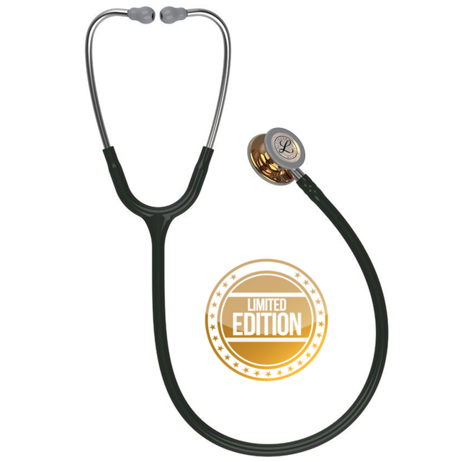 Littmann® Classic 3 Limited Edition Stethoscoop - Zwart Hoogglans koperen borststuk - 5646