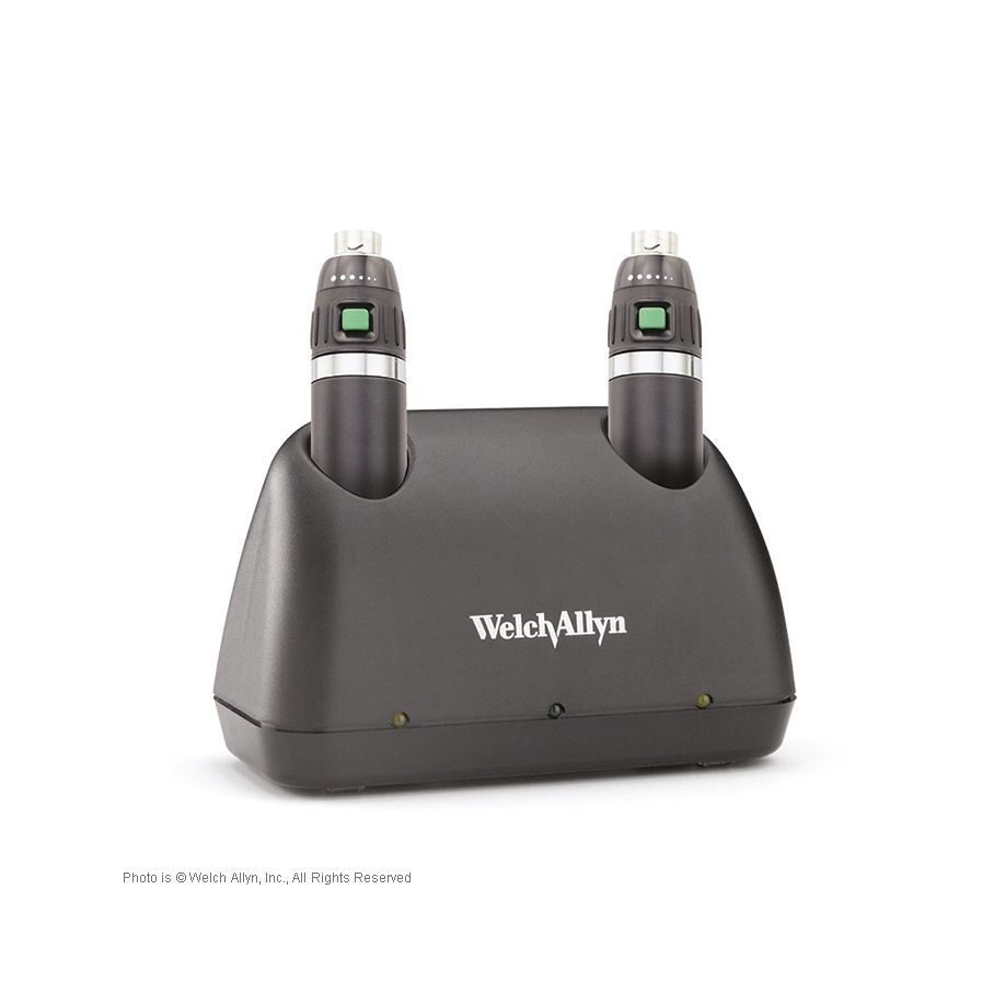 Welch Allyn Bureaulader 3,5V met 2 Li-ion oplaadbare handvatten