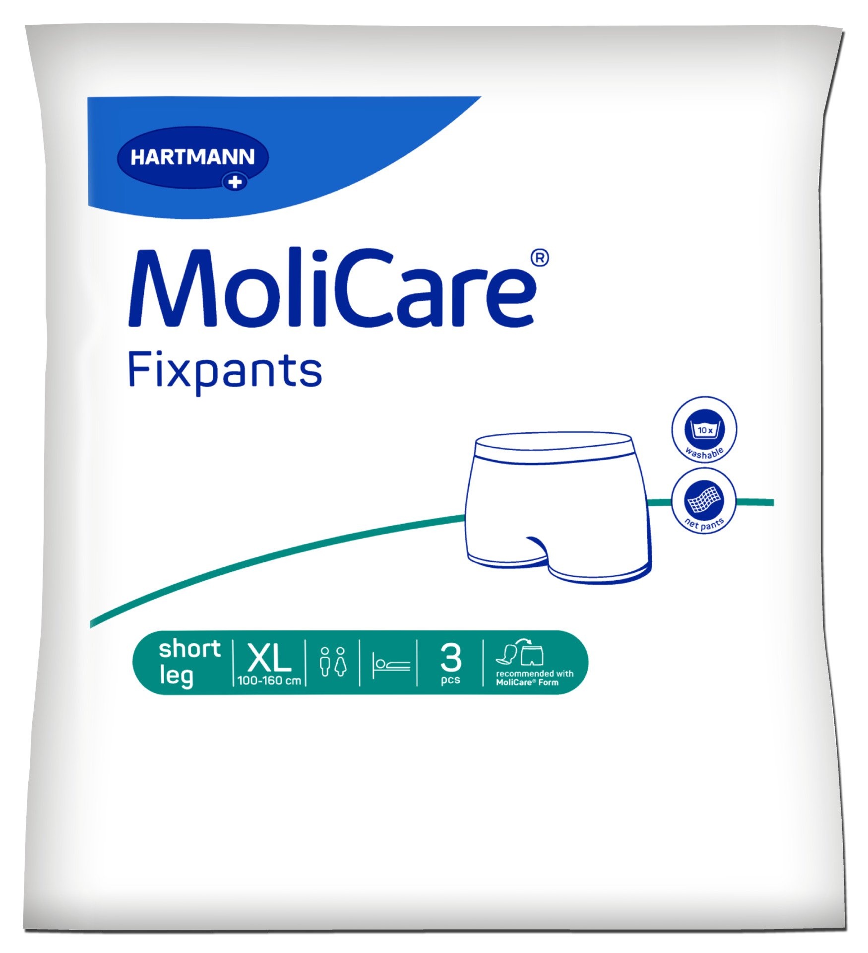 MoliCare® Premium Fixpants "Short Leg" per 3 stuks, foto 2 van 2