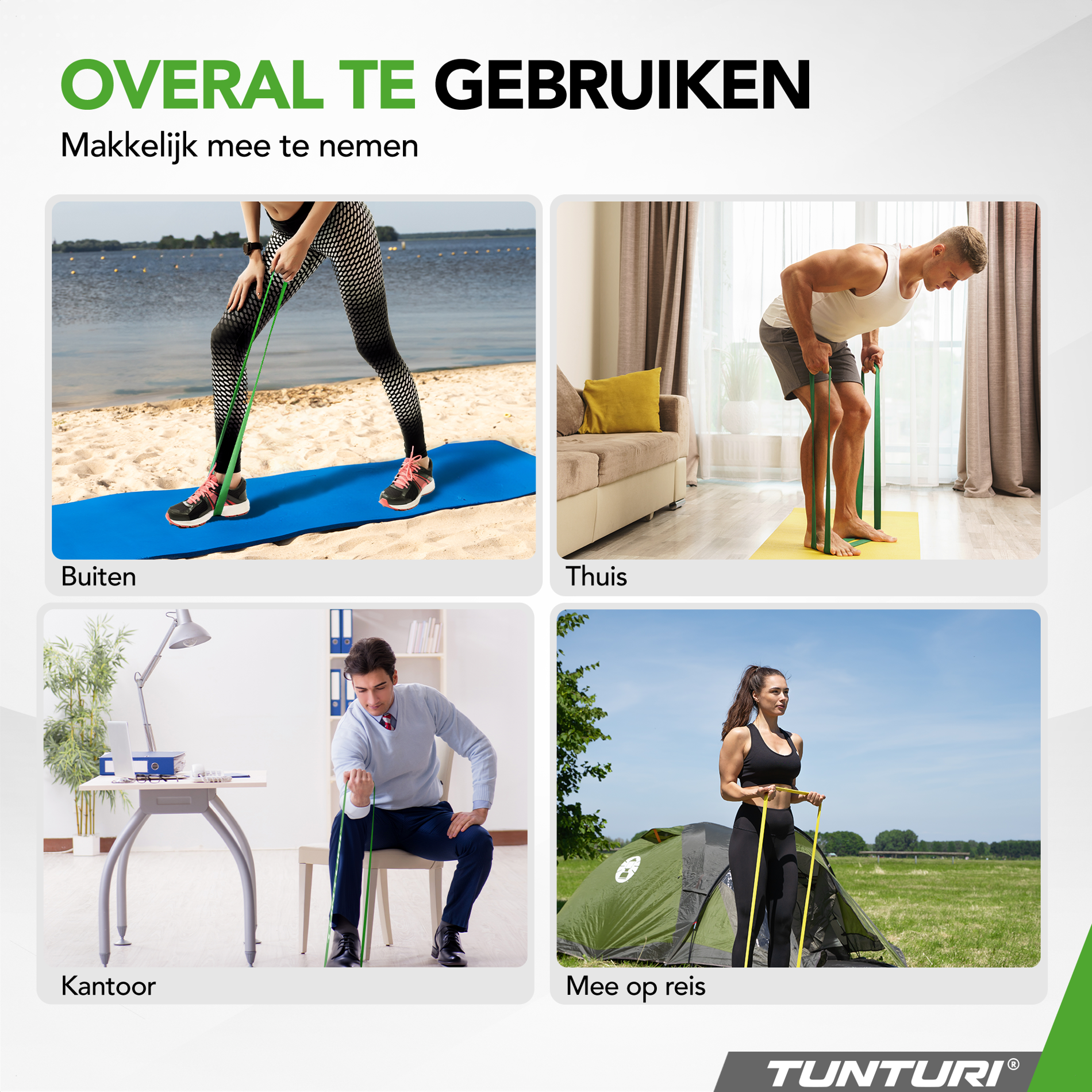 Tunturi Power Band - Weerstandsband, foto 4 van 6