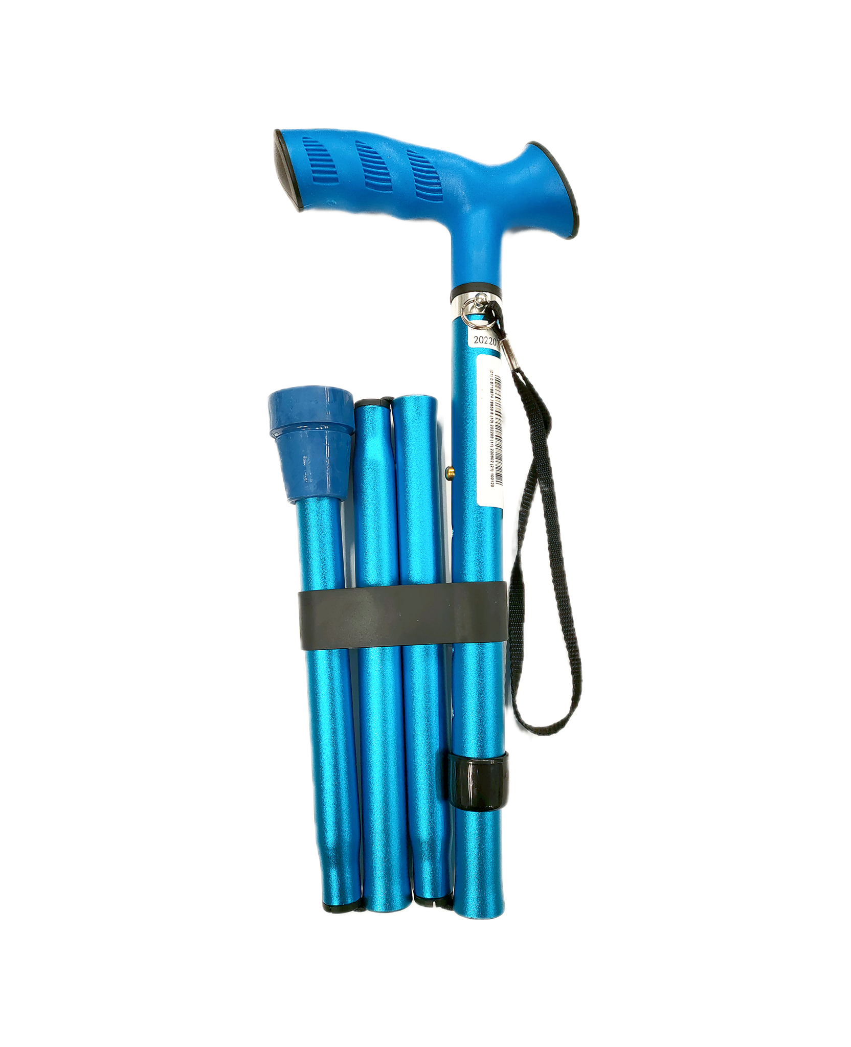 Luxe opvouwbare wandelstok met ergonomische Soft-Grip handgreep