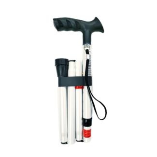 Opvouwbare wandelstok Soft-Grip - voor blinden en slechtzienden Opvouwbare wandelstok Soft-Grip - voor blinden en slechtzienden