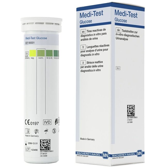 Macherey-Nagel Medi-Test Urinestrips Glucose - 50 strips