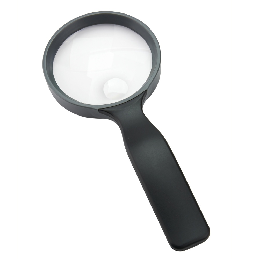 Lichtgewicht Rond Vergrootglas met Acryl Lens - 9 cm, Met Bifocale Vergroting