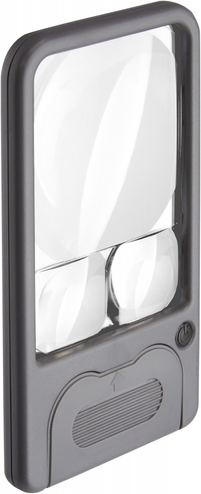Compact Pocket Vergrootglas met LED-Verlichting - 3 Lenzen, 2,5x, 4,5x en 6x Vergroting, foto 3 van 4