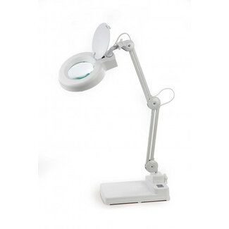 Verstelbare Loupelamp met LED-Verlichting - Tafelmodel