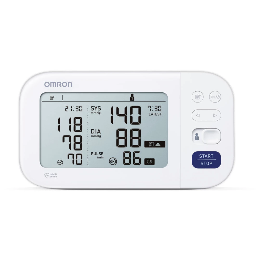 Omron Omron M6 Comfort digitale bloeddrukmeter - met AFib - - HEM-7380-E, foto 3 van 4