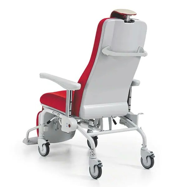 Comfort Patiëntenstoel / Transportstoel Vario – Mobiele Relaxfauteuil met Verstelbare Hoogte, Rugleuning en Armleuningen, foto 4 van 6