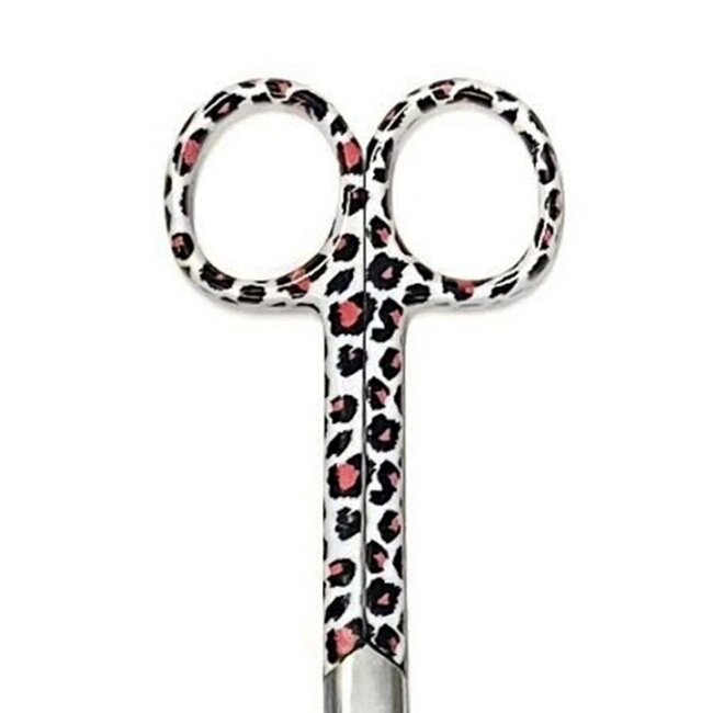 Satillo Verpleegkundige scharen met print – Pink Leopard (stel zelf je set samen)
