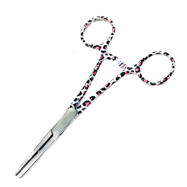 Satillo Verpleegkundige scharen met print – Pink Leopard (stel zelf je set samen)