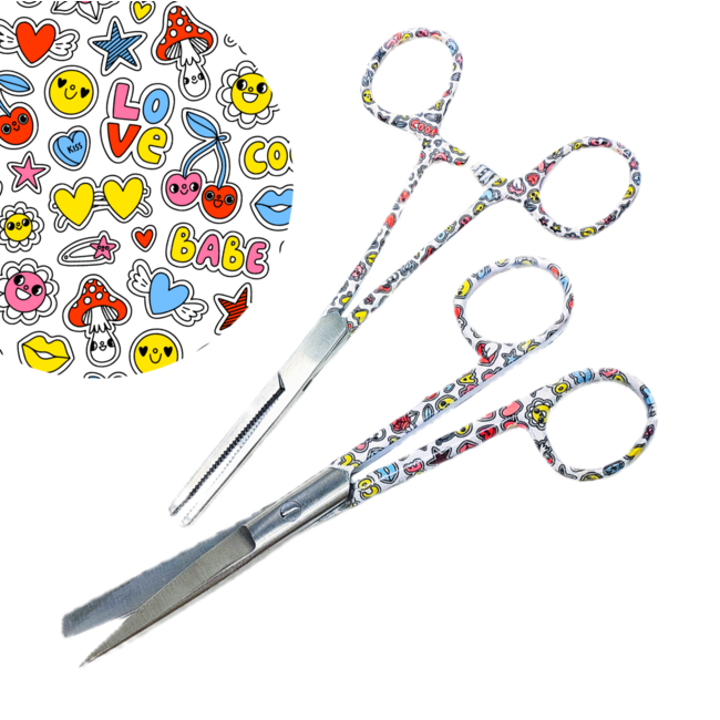 Satillo Verpleegkunde Scharenset met Print | Happy Hippy | Stel je Eigen Set Samen!