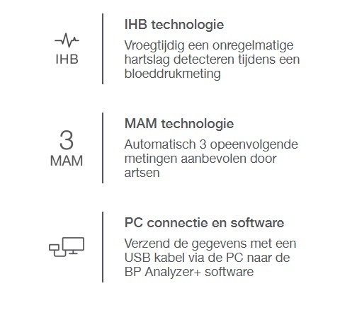 Microlife BP B3 Comfort PC - Digitale Bovenarm Bloeddrukmeter, foto 3 van 3