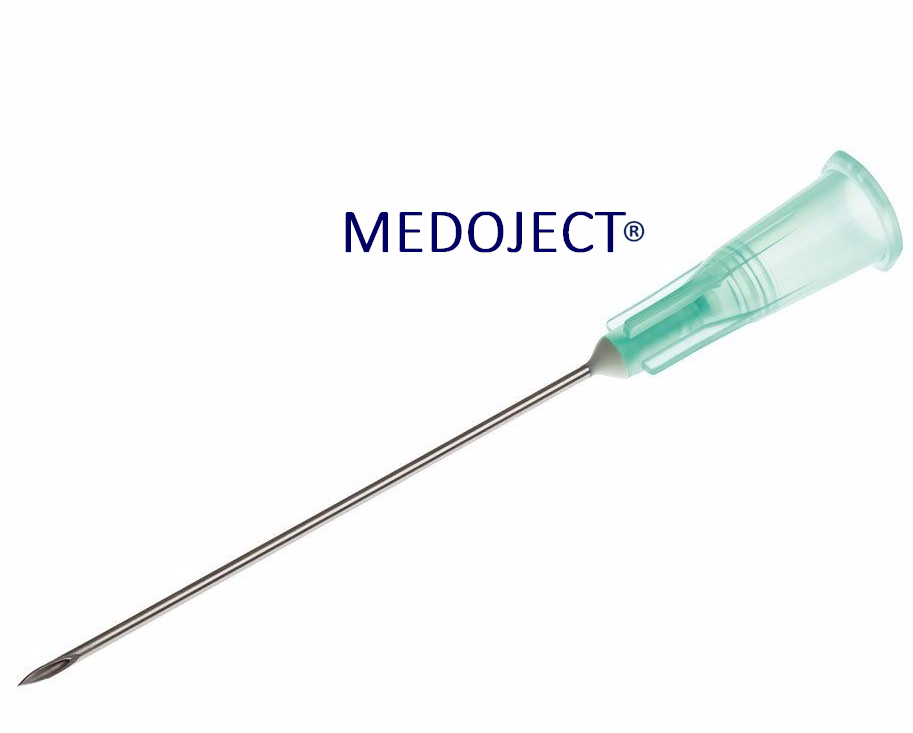 Injectienaald Medoject 21G x 1,5 / 0,80x40mm (Groen) 100 st.