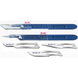 Safeshield Wegwerp scalpel met heft - Afsluitbaar - 10 stuks