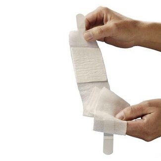 Wondsnelverband met hechtpleister - 6 x 8 cm (per 3 stuks)