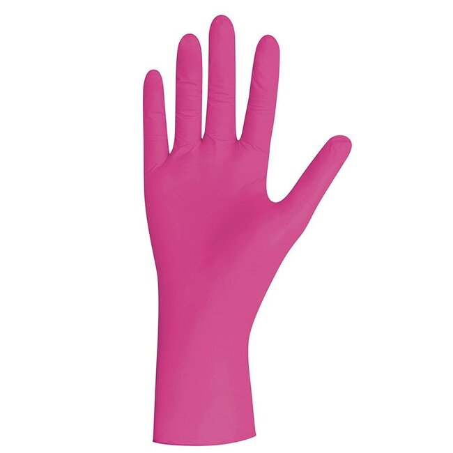 Nitril handschoenen Color Magenta Doos 100st.