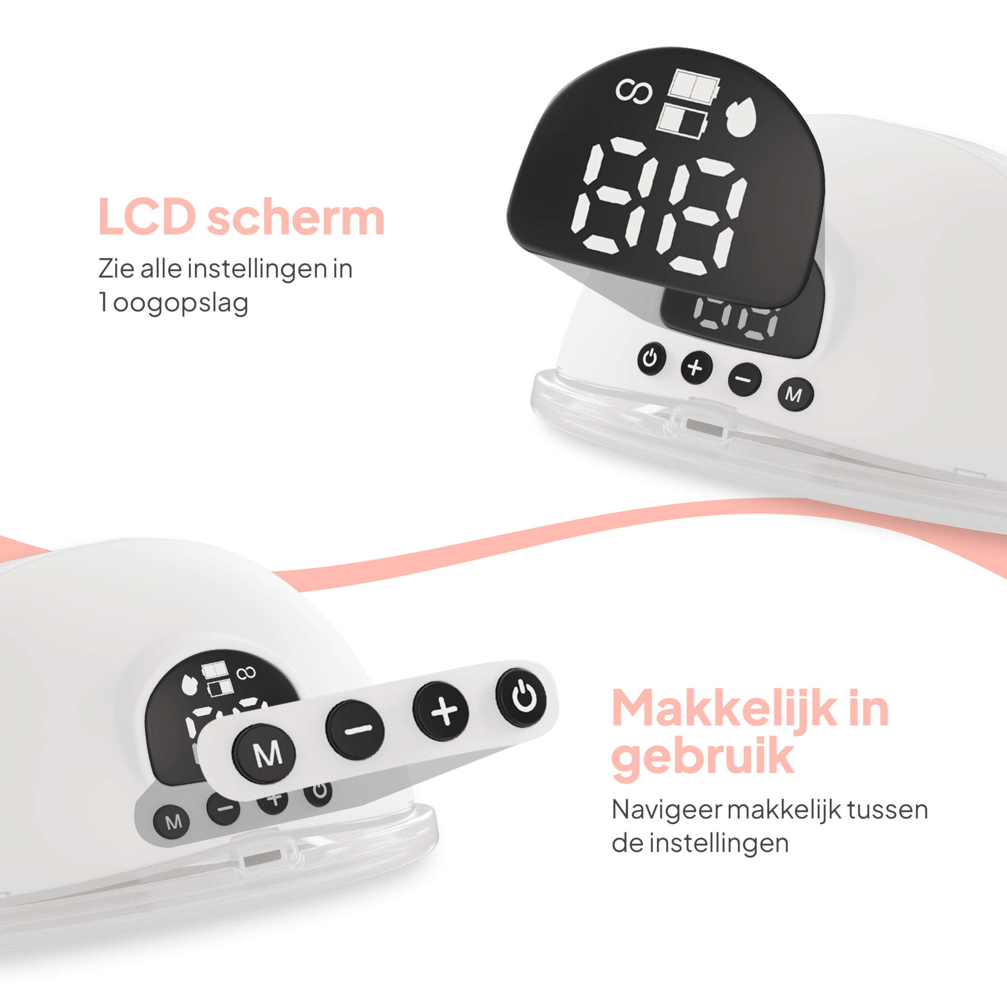 Mammie Draadloze Elektrische Borstkolf Enkelzijdig - Verzekering - met Timerfunctie - Handsfree & Draagbaar - BPA vrij, foto 5 van 6