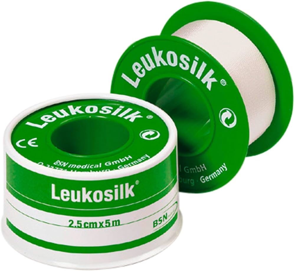BSN BSN Leukosilk kleefpleister. Rol 2,50cm x 5mtr. - Per rol