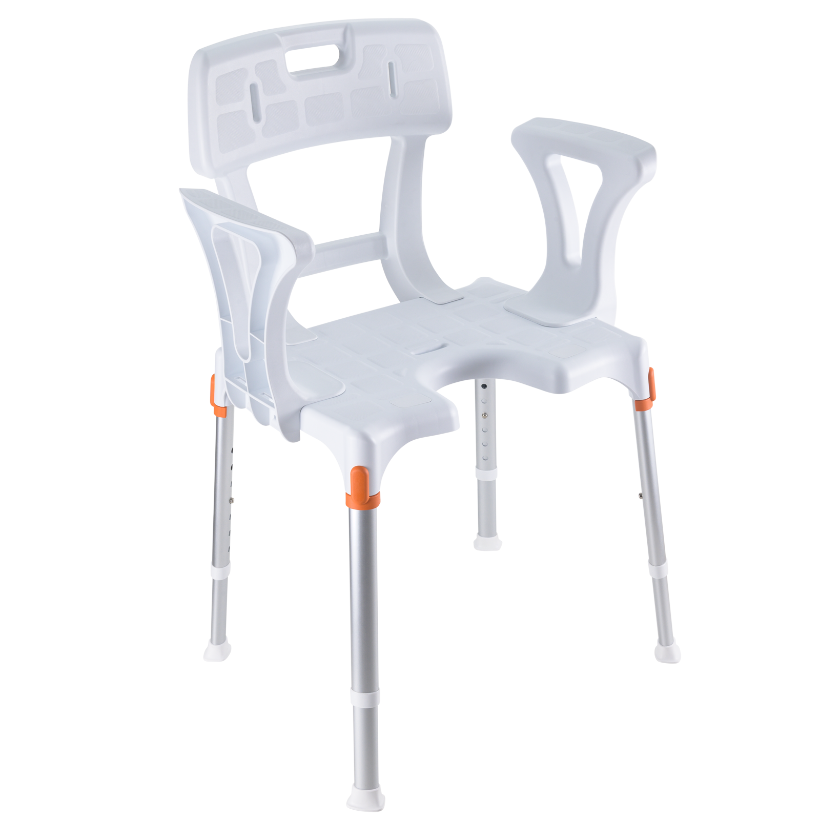 Atlantis Douchestoel met rugleuning en armleuning – Atlantis
