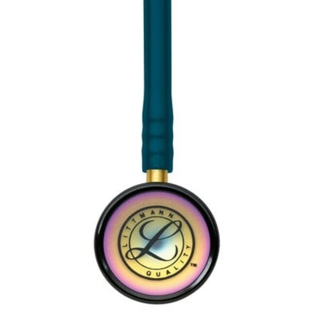 Littmann® Classic II Pediatric Stethoscoop - Caribbean Blue / Rainbow Finish 2153