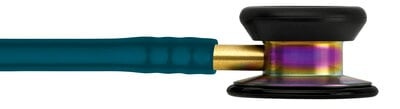 Littmann® Classic II Pediatric Stethoscoop - Caribbean Blue / Rainbow Finish 2153, foto 3 van 6