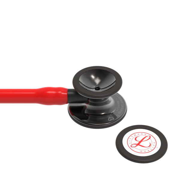 Littmann®  Cardiology IV™ Limited Edition Dual Stethoscoop - Hoogglans Smoke borststuk - Rood - 6182