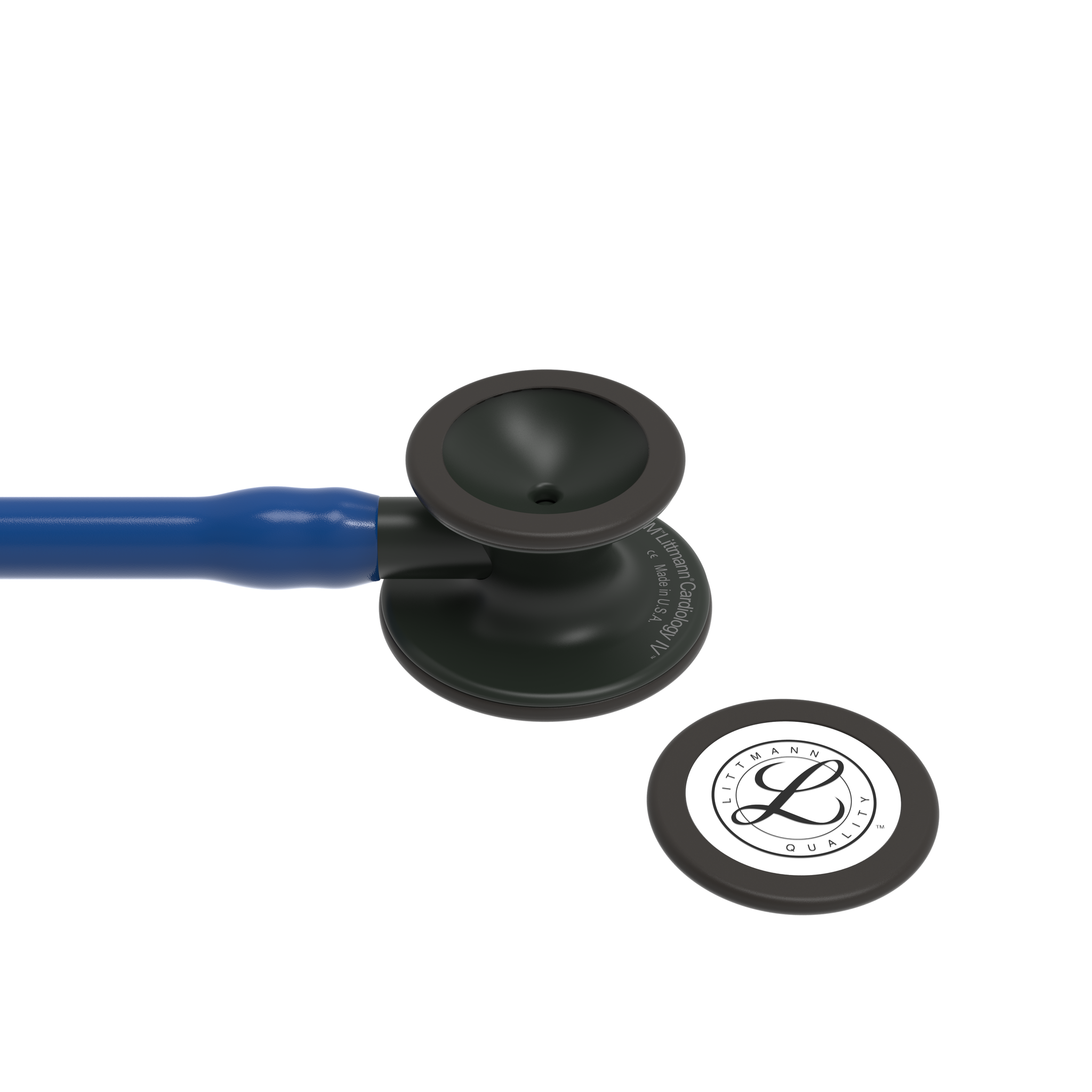 Littmann® Cardiology IV Stethoscoop - Black Edition Navy Blue 6168, foto 4 van 6