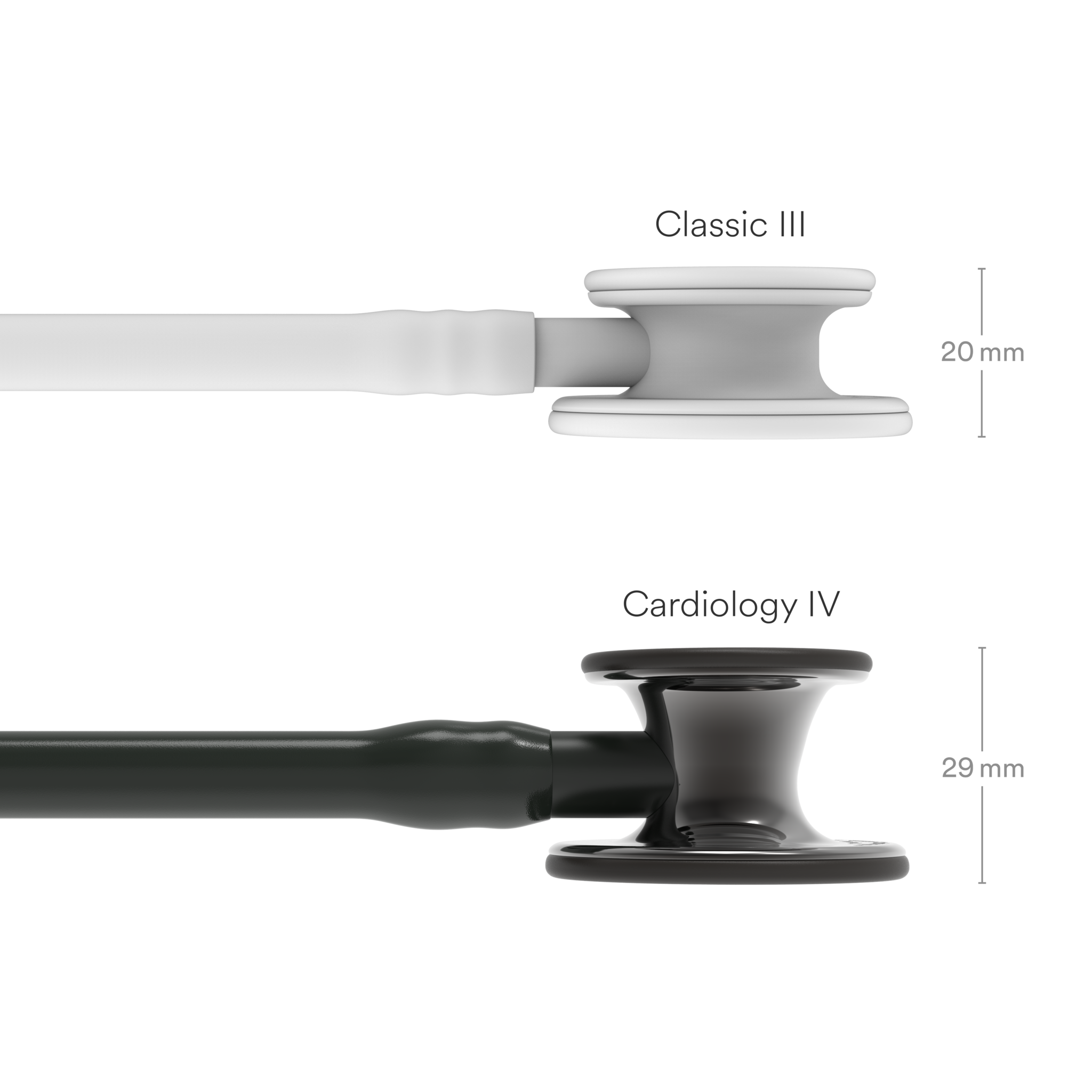 Littmann® Cardiology IV Stethoscoop -Black Smoke Edition - Mirror Finish Chestpiece- 6232, foto 5 van 6
