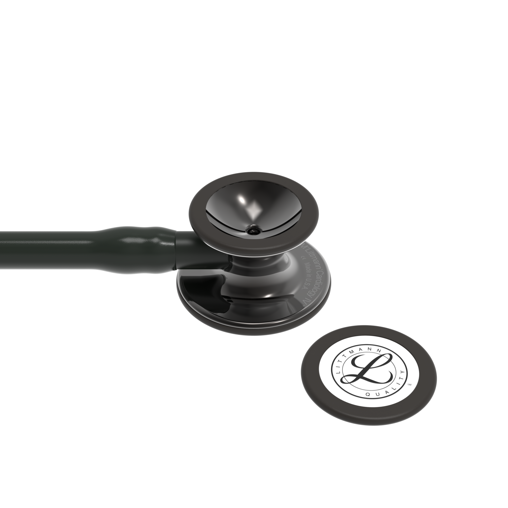 Littmann® Cardiology IV Stethoscoop -Black Smoke Edition - Mirror Finish Chestpiece- 6232, foto 4 van 6