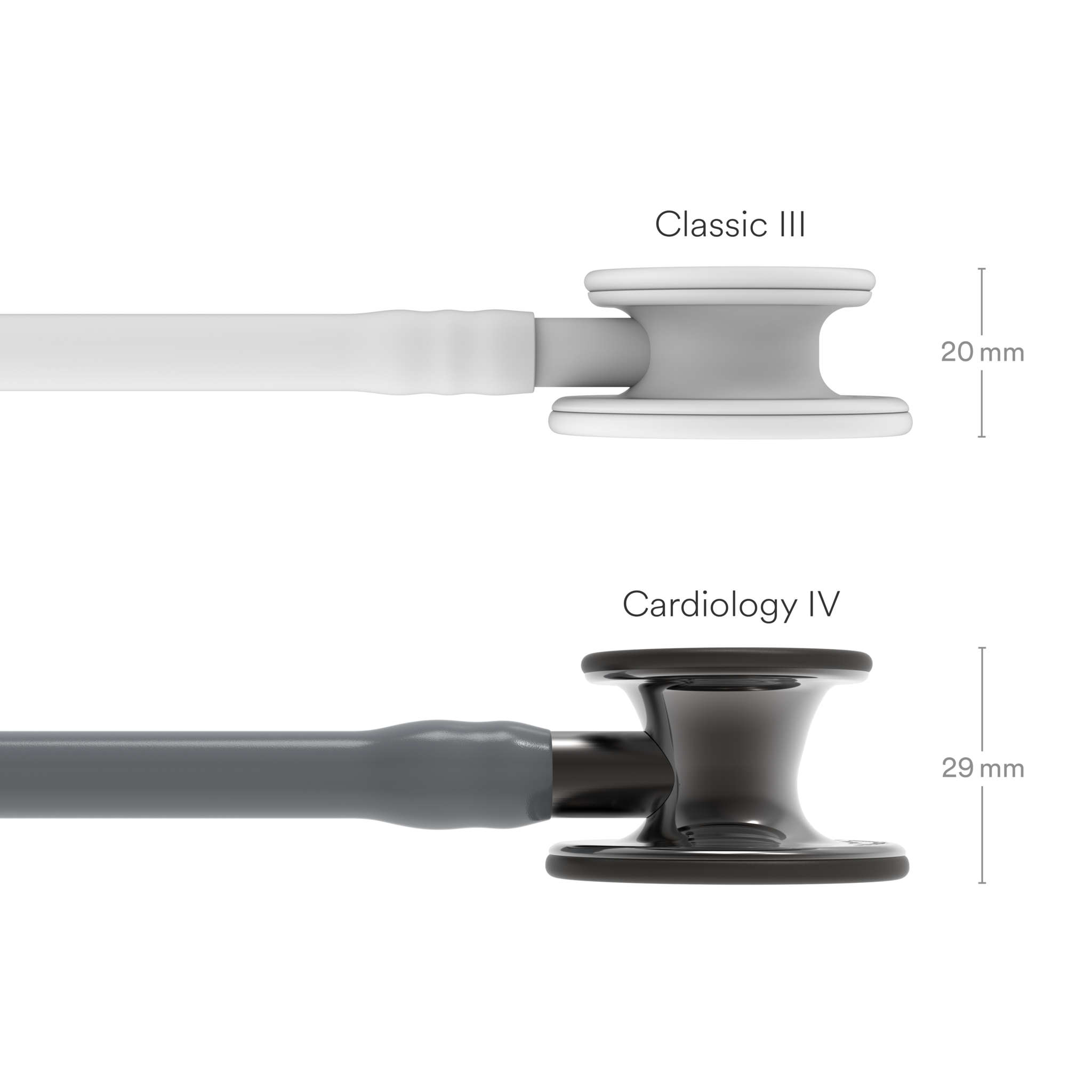 Littmann® Cardiology IV Stethoscoop - Grey Smoke Edition - 6238, foto 5 van 6
