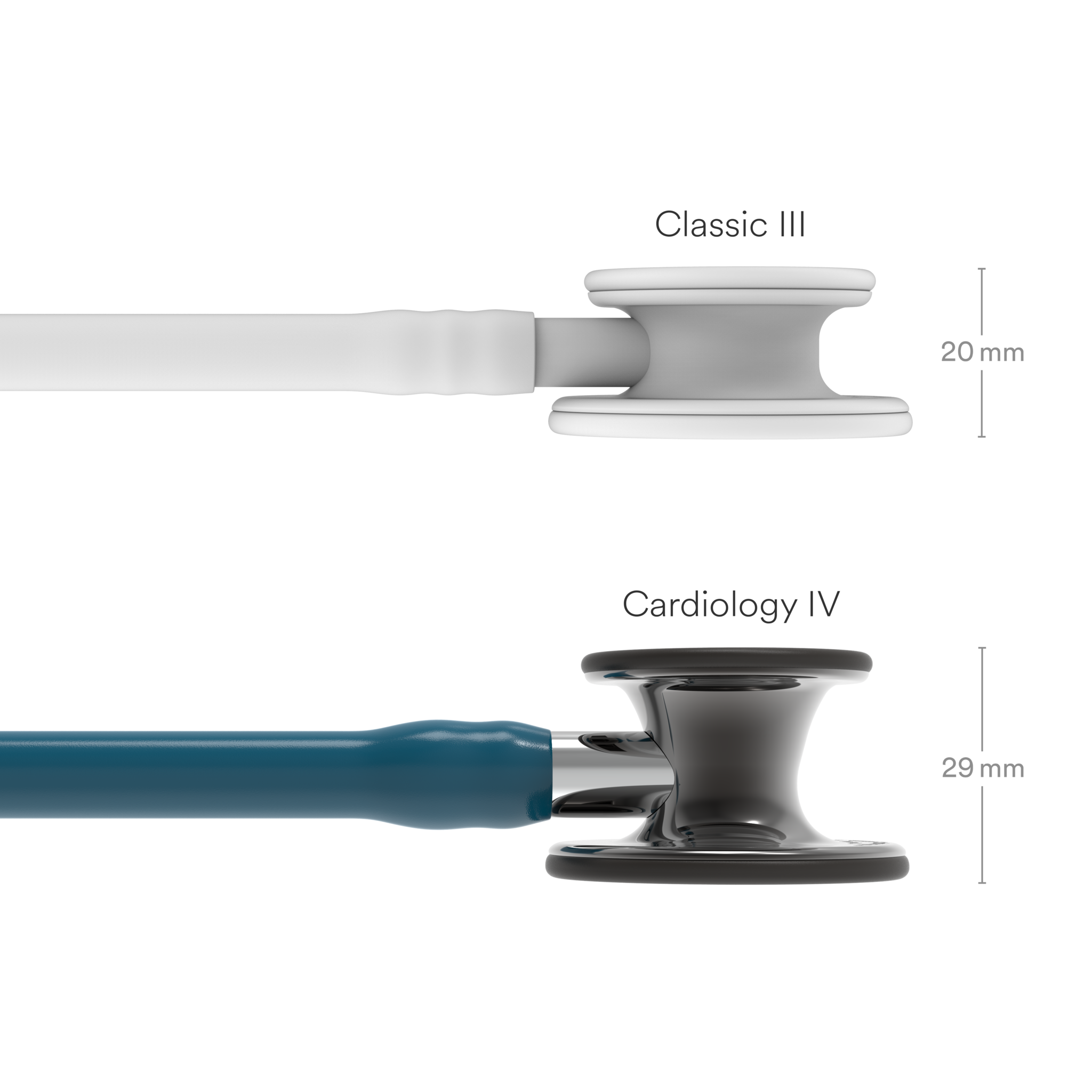 Littmann® Cardiology IV Stethoscoop - Caribbean Blue Smoke Edition Mirror - 6234, foto 5 van 6