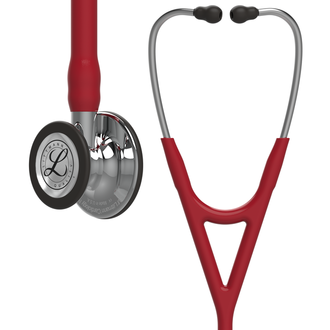 3M™ Littmann® Cardiology IV Dual Stethoscoop - Bordeaux Rood Mirror Edition - 6170