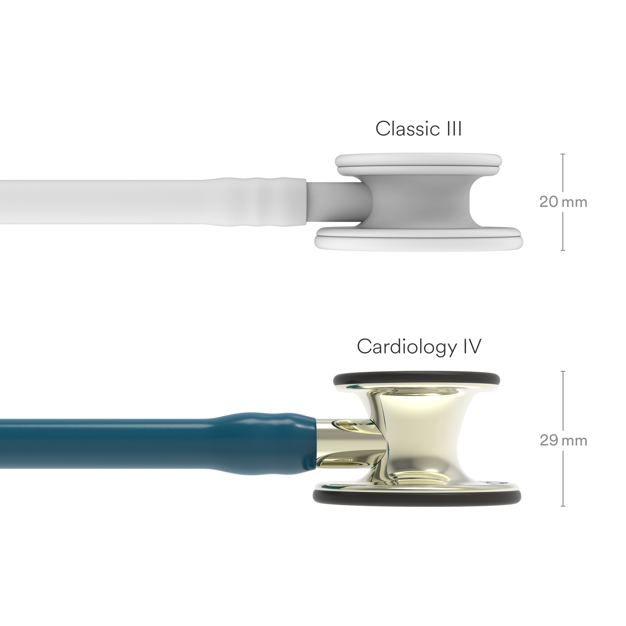 Littmann® Cardiology IV Stethoscoop - Caribbean Blue Champagne Edition - 6190, foto 5 van 6