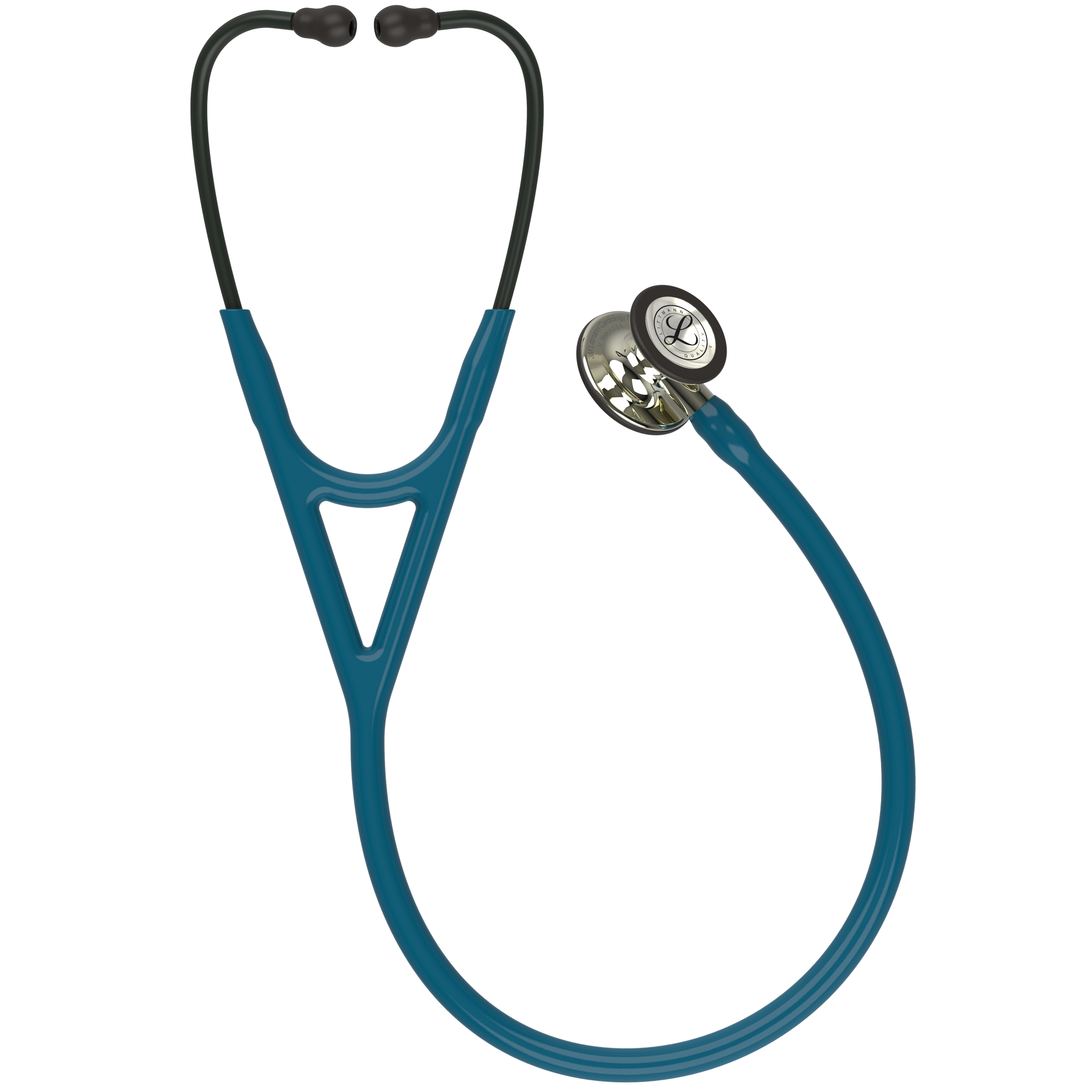 Littmann® Cardiology IV Stethoscoop - Caribbean Blue Champagne Edition - 6190