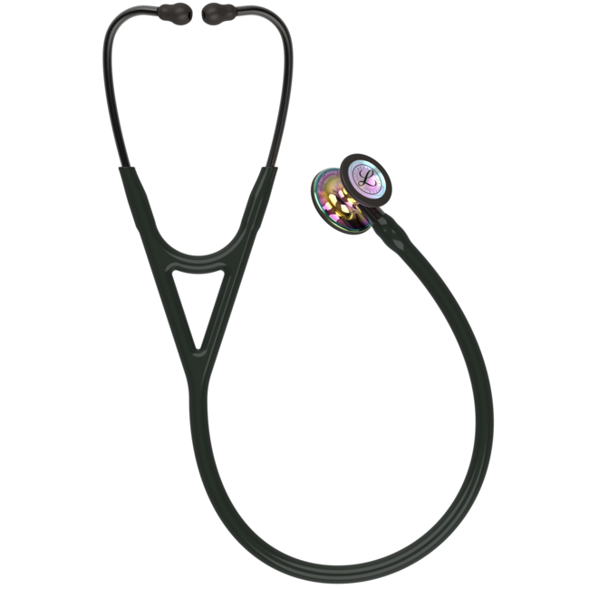 3M™ Littmann® Cardiology IV Dual Stethoscoop - Zwart Rainbow Finish met Rookkleur Steel - 6240