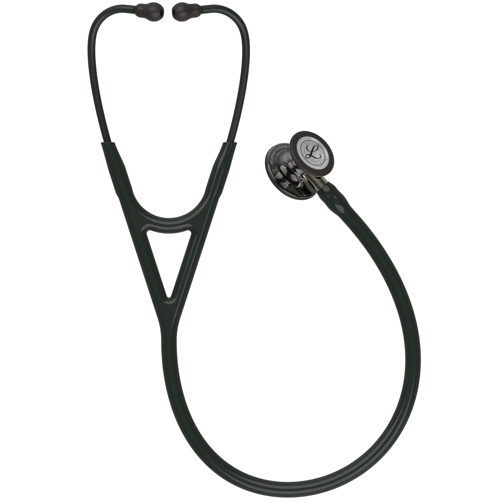 Littmann® Cardiology IV Dual Stethoscoop - Black Smoke Edition met champagne steel - 6204