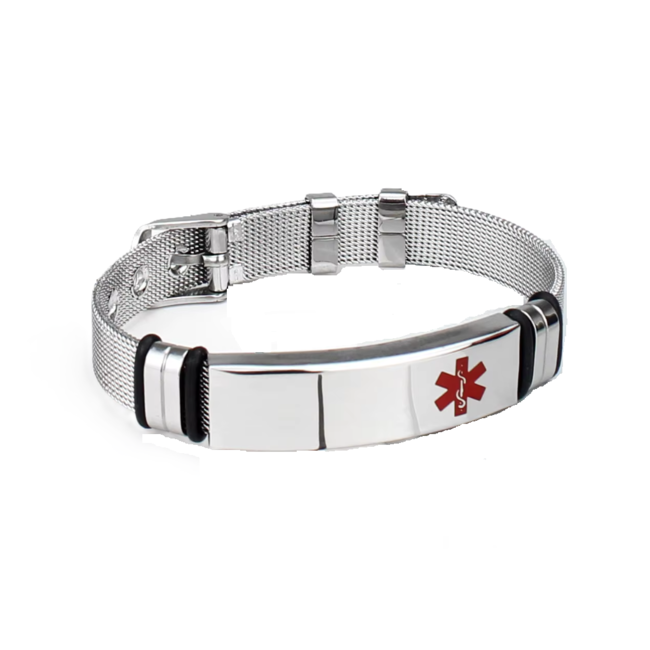 MediSieraad Gepersonaliseerde fijne armband RVS - Incl. Gravering