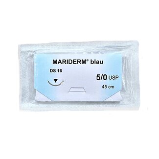 Catgut Mariderm® hechtdraad 5-0 met DS-16 naald