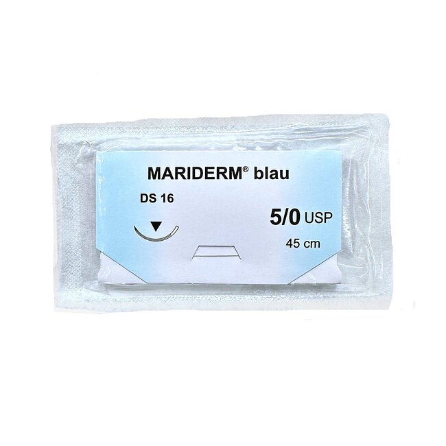 Catgut Mariderm® hechtdraad 5-0 met DS-16 naald