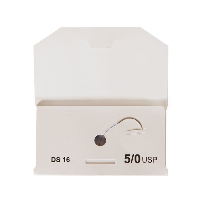 Catgut Mariderm® hechtdraad 5-0 met DS-16 naald
