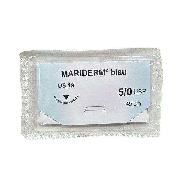 Catgut Mariderm® hechtdraad 5-0 met DS-19 naald