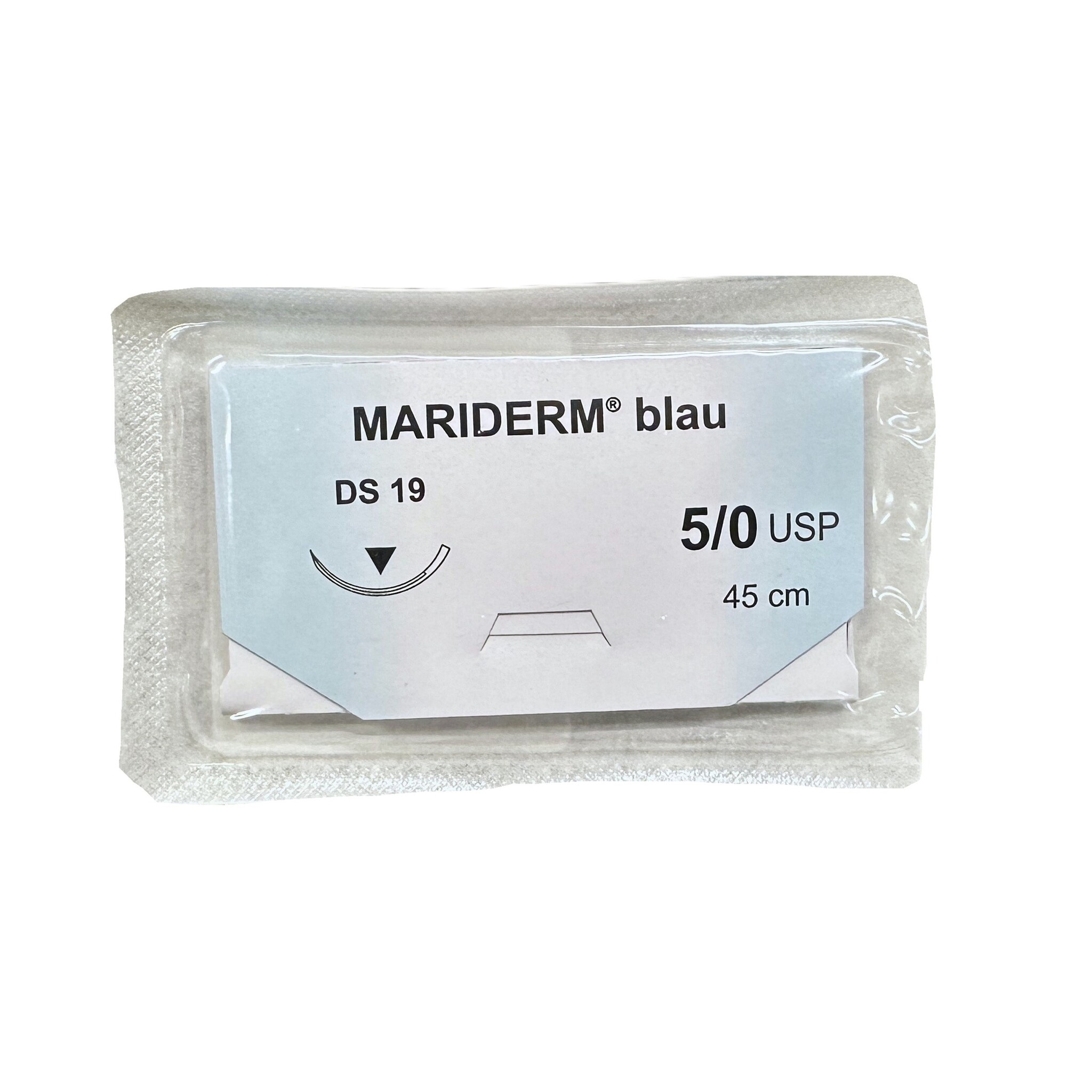 Catgut Mariderm® hechtdraad 5-0 met DS-19 naald