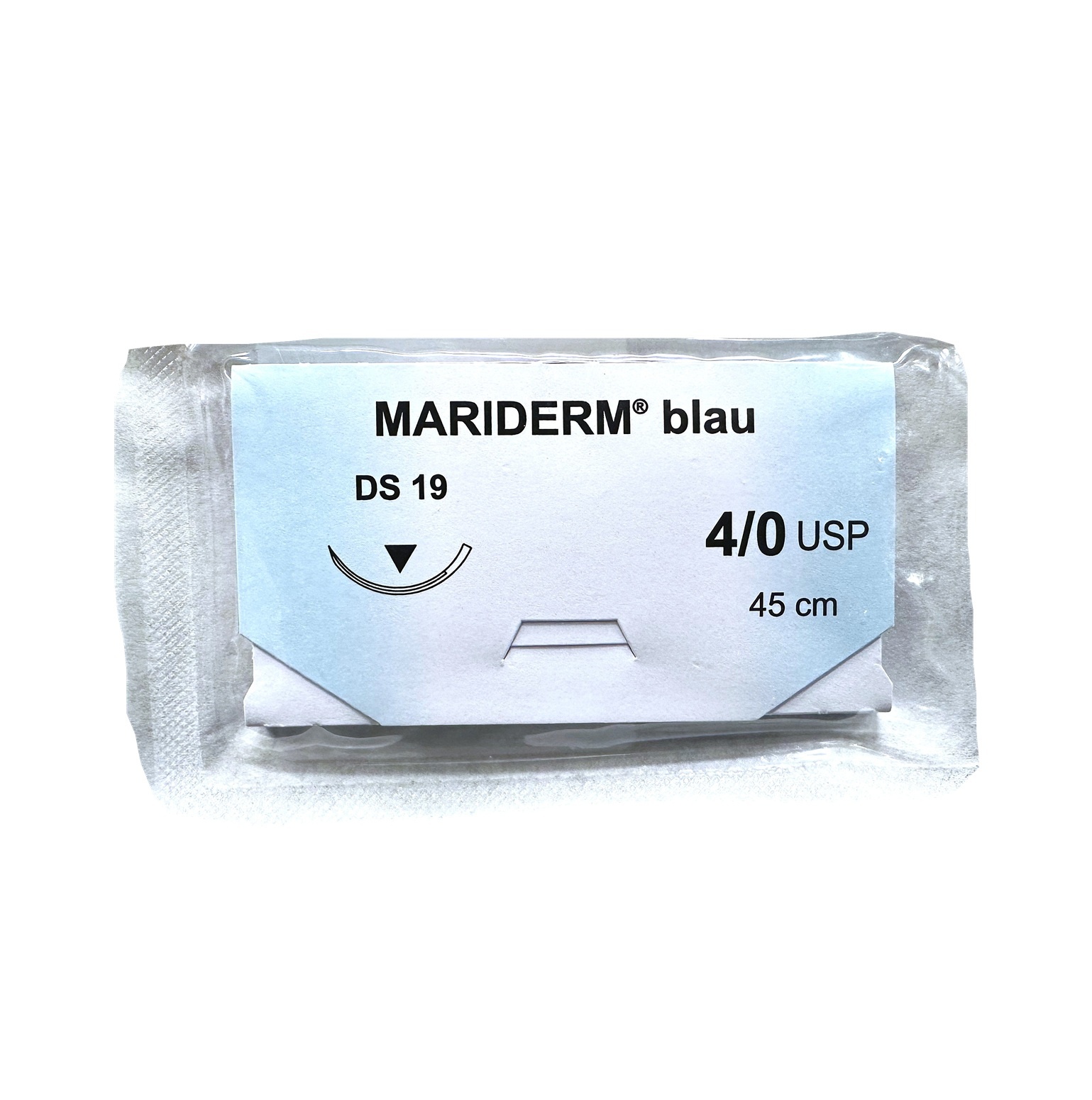 Catgut Mariderm® hechtdraad 4-0 met DS-19 naald