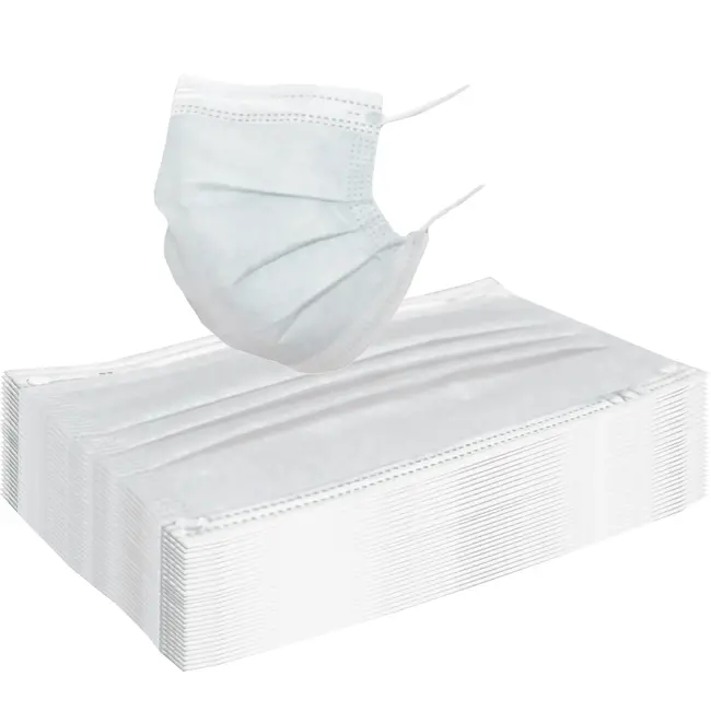 Chirurgische Mondkapjes | 3 laags | Type IIR  | Wit | 40 x 50 stuks