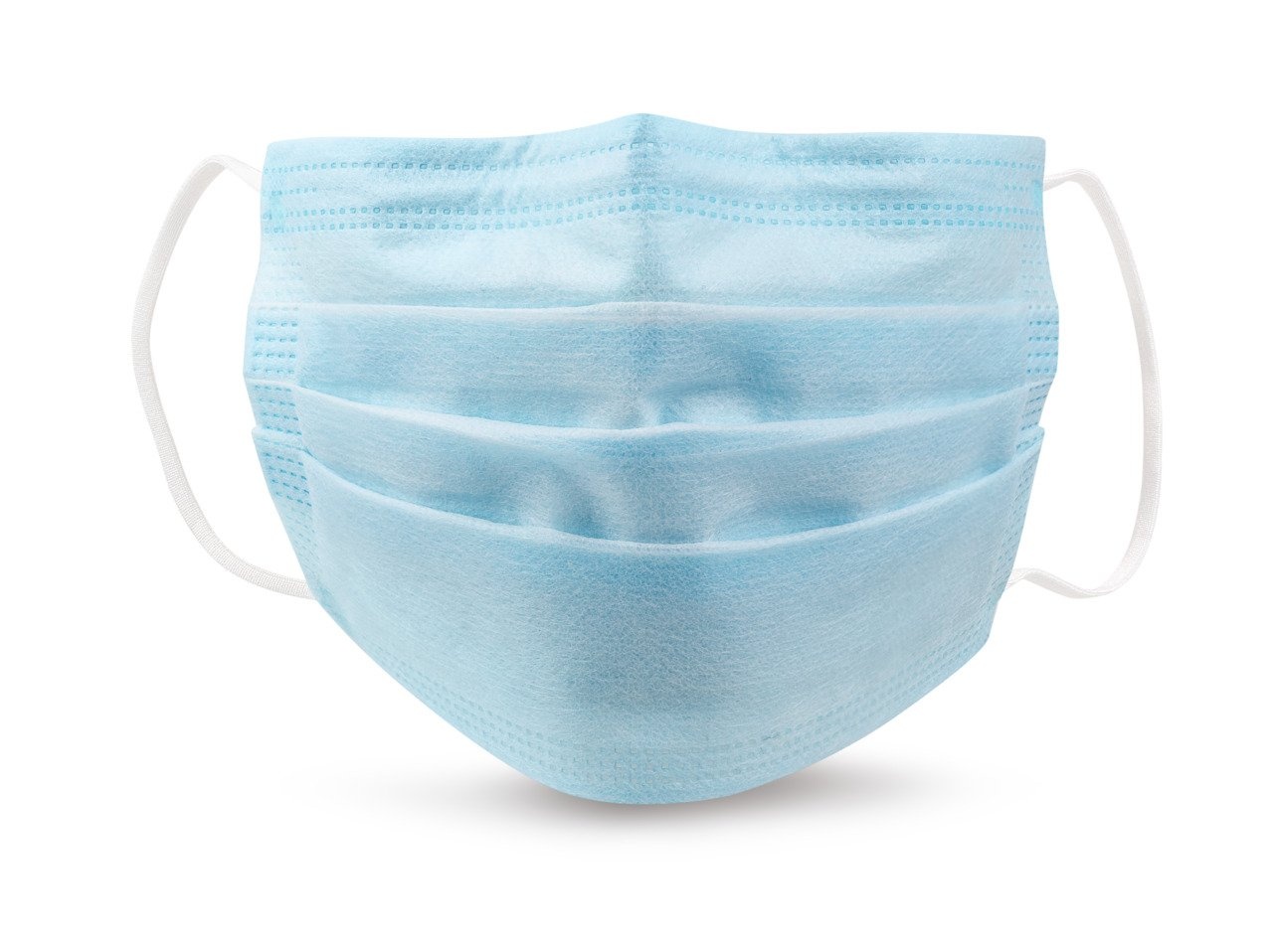 Foliodress® Mondmasker Comfort Loop - Blauw - 3 laags - Type IIR - 50 stuks