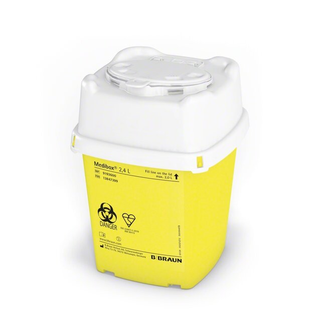 Naaldcontainer Medibox 2,4 Liter